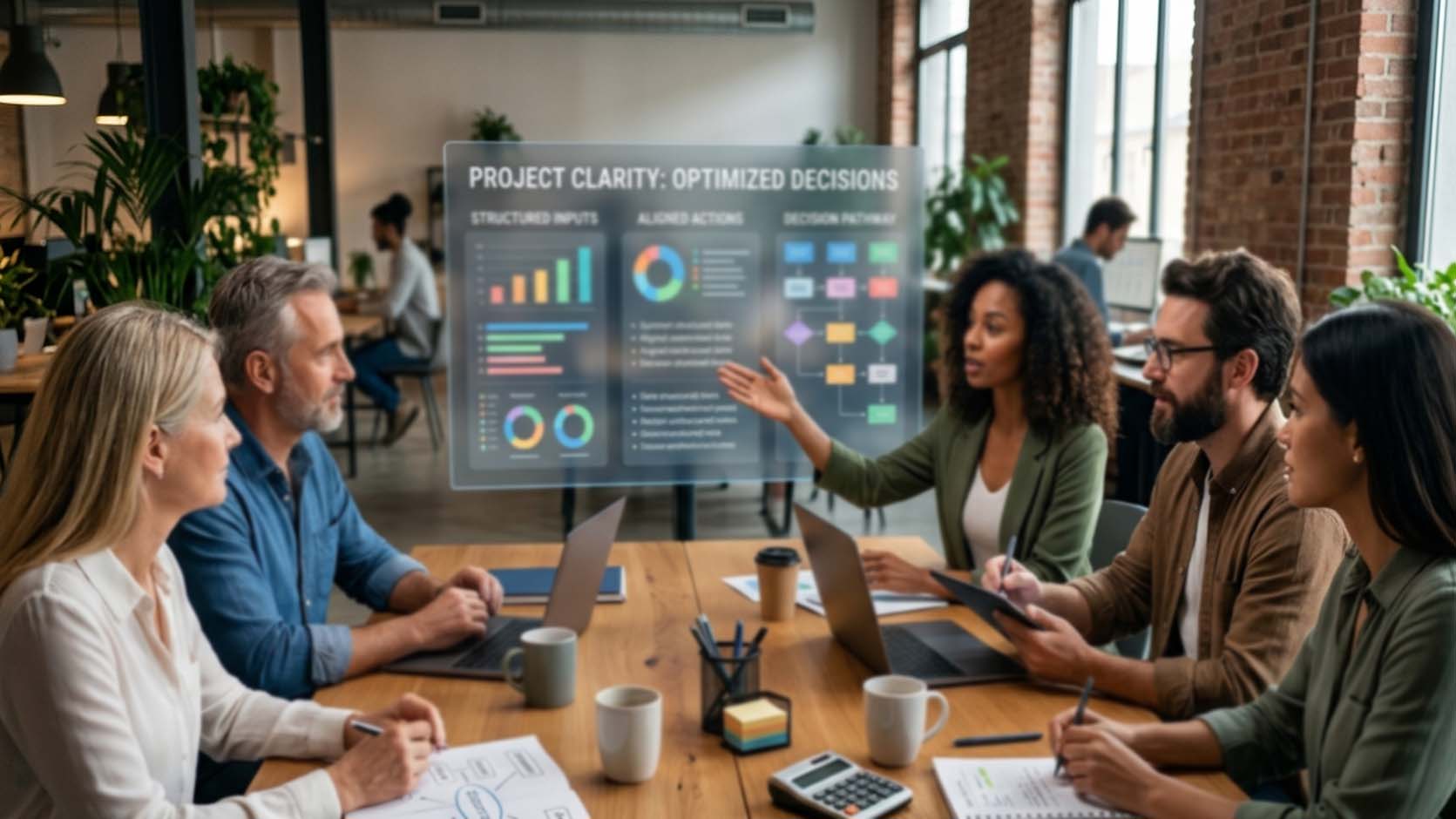 Structuring Collaborative Data for Faster Decision Making in Coworking Teams