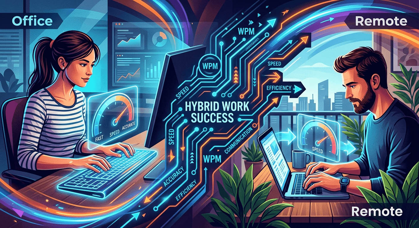 Keyboard Speed and Accuracy Matter More in Hybrid Work Settings